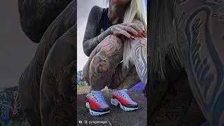 Check Out Beautiful Tattoo Model @gymgamergirl