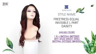 SHAKE N GO FREETRESS EQUAL LACE DEEP INVISIBLE L PART WIG DANITY - WIG PREVIEW