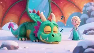 Elsa and The Snoring Dragon 4 | Cozy Bedtime Song for Kids