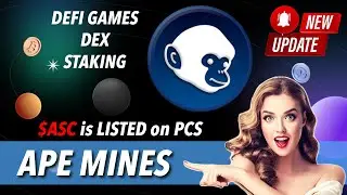 Ape Mines & $ASC - 1st DeFi Game from Ape Safe Club is LIVE | Buy CHEAP $ASC Token NOW !