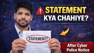 How to write a statement after Cyber ​​Police notice? | Complete Legal Process