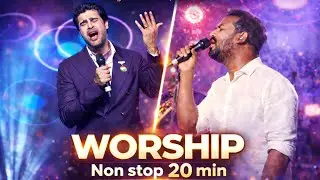 Raj Anna NON-STOP 20 Min WORSHIP🙌 AT MEGA YOUTH FEST BHIMAVARAM || #rajprakashpaul #youthfest #manna