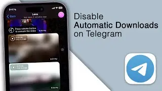 Как отключить/остановить автоматическую загрузку в Telegram на iPhone!