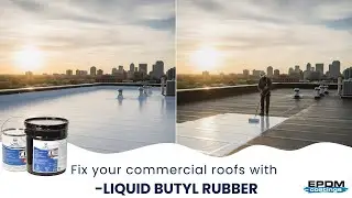 Liquid Butyl Rubber Roof Coating &ndash; One Coat, No Primer, Long-Lasting Protection