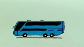 NEW! How to Draw a Hino Bus  Step by Step Bus Drawing Tutorial