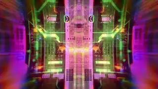 [1 Hour] Cyberpunk Pattern Glitch Core Loop &mdash; Neon Techno Abstract Visual Sci-fi Background