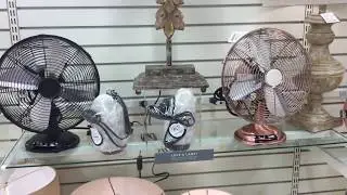 Decorative oscillating fans at T.J.Maxx
