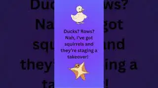 Squirrels Staging a Takeover! 🐿️ Funny Quote Video