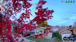 TinyHawk 2 freestyle, HDZero - low light sun set flight