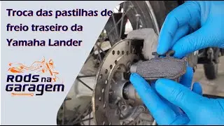 Yamaha Lander - Como trocar as pastilhas de freio traseiras #tutorial #motocicletas #manutenção