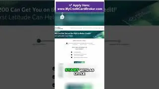 Build Credit Fast ⚡ No Credit Check Needed 💳 #LatitudeEliteCard #CreditTips