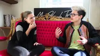 Gossip with Georgie Okell on the @MYFLASHTRASH sofa