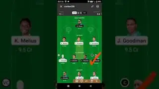 GICB VS BLS cricket match dream 11 team 🤑💯#shorts