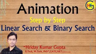 Linear Search | Binary Search | Animation Step by Step