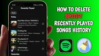 How To Clear Recently Played Spotify Songs History | How to delete recently played Spotify song