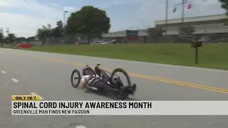 Spinal Cord Injury Awareness Month, man handcycles as an alternative way to exercise&nbsp;