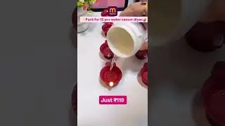 Water sensor diya from Meesho