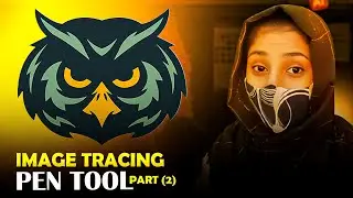 Image Tracing with Pen Tool in Adobe Illustrator | Pen Tool Tutorial Part (2) | Urdu / Hindi