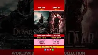 Devara vs Salaar movie comparison box office collection 6 day's #devara #ntr #jrntr #prabhas