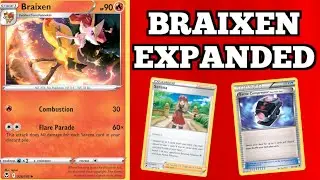 Braixen Deals Easy Damage!- PTCGO Expanded