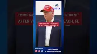 Trump Just Voted IN PALM BEACH, FL #politicalnews #election2024 #trump