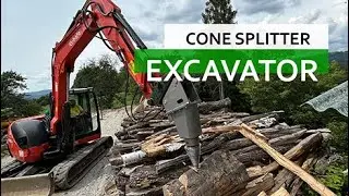 Cone Splitter &ndash; Log Splitter for Excavators, Tractors and BHL