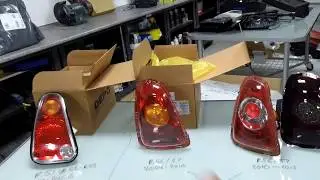 BMW Mini R56/R57 Rear Light Types and LED Upgrades