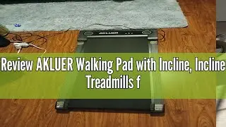 Review AKLUER Walking Pad with Incline, Incline Treadmills for Home, 2.5 HP Under Desk Treadmill Sma