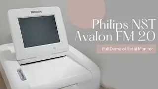 Philips NST AValon FM20 | Fetal Heart Rate Monitor | How to use | Demo #Gynaec