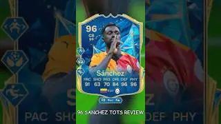 96 SANCHEZ TOTS REVIEW🔥#shorts #fc25 #ultimateteam #tots #playerreview #galatasaray  #sanchez