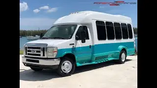2015 Ford E-350 Turtletop Vantura Shuttle Bus For Sale Miami Florida