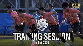 TRAINING SESSION : บุรีรัมย์ ยูไนเต็ด ลงซ้อมก่อนเกมเยือน เฉิงตู หรงเฉิง เอฟซี ศึก ACL Elite 2025/26