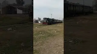 Passenger Train set to take Platform at Attock Railway Station #eastrail #nationalrail #railwork