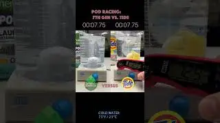 Laundry pod racing | TIDE VS. SEVENTH GENERATION #laundry