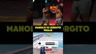 MANOLO SOLIS VS JORGITO GUAYACO PESAJE!!🔥 #manolo #jorgito #shorts #youtubeshorts
