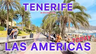 TENERIFE LAS AMERICAS 🌞 Look what it looks like today | Walking Tour 4K