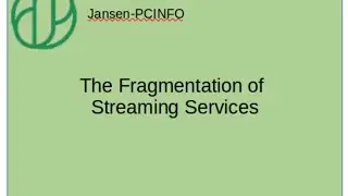 Fragmentation of Streaming Services