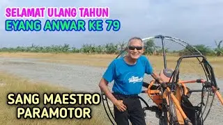 PILOT AKTIF PARAMOTOR INDONESIA PALING SENIOR USIA 79 TAHUN
