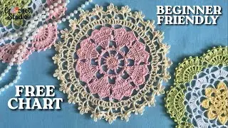 Perfect Valentine&rsquo;s Gift! ❤️ Easy Crochet Heart Doily for Beginners (Free Chart)