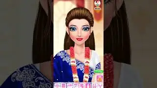 Indian Wedding Makeup 💄 Game //part 2 //Event //Indian saree event ///✌️#makeover #makeup #shorts
