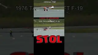 TAYLORCRAFT F-19  VS  CESSNA 170B #stol #comparison #aviation  #airplane  #2025 #alaska