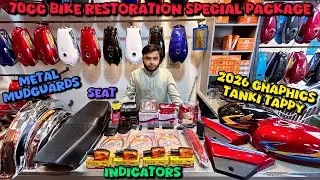 Motorcycle Restoration Package For 70cc😱🔥|| Itna Sasta Package🧐|| Pak Moto
