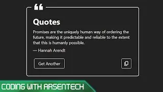 Quote Generator Tutorial With Javascript