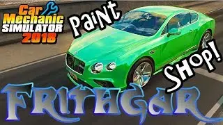 Let's Play Car Mechanic 2018 #29: Paint Shop!