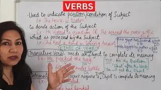 Verbs |Transitive & Intransitive Verbs | Direct Object & Indirect Object #english #grammar