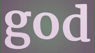 GOD pronunciation &bull; How to pronounce GOD