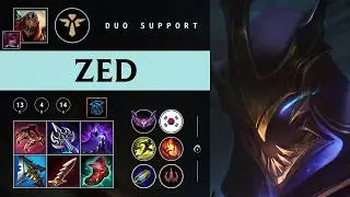 Zed Support vs Braum - KR Master Patch 26.02