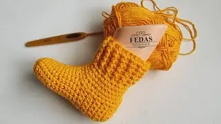 Шкарпетки гачком Швидко зручно гарно #knitting #таняфедас