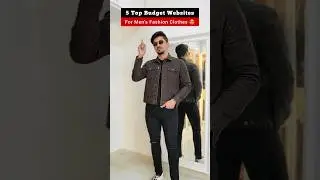 Top 5 Budget Fashion Websites 🤩 #mensfashion #budgetfriendly #shortsvideo #dailyshorts #shorts