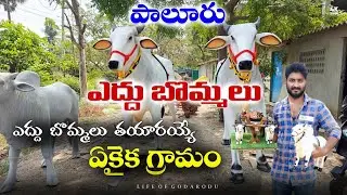 🐄Paluru Bullcarts || Paluru Eddu Bommalu || Paluru Bull Toys #paluru #village #bull #westgodavari